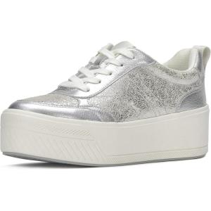 image:imageKeds Womens Skyler II LaceupSilver Distressed Metallic Leather