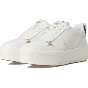 image:imageKeds Womens Skyler II LaceupSnow WhiteNavy Leather