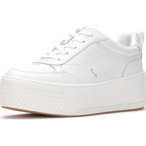 image:imageKeds Womens Skyler II LaceupWhite Perforated Leather