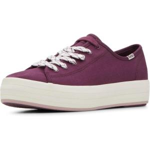 image:imageKeds Womens Triple Kick SneakerBurgundy Bottom Foxing Stripe