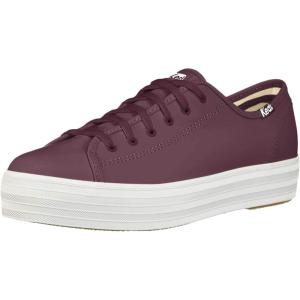 image:imageKeds Womens Triple Kick SneakerBurgundy Leather
