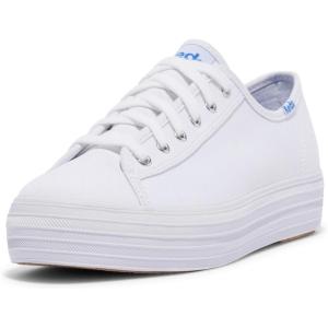 image:imageKeds Womens Triple Kick SneakerWhite Canvas