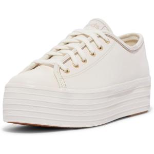 image:imageKeds Womens Triple UpWhiteGold Leather