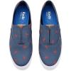image:imageKeds Womens Champion Round Toe Slip On Fashion SneakerNavyRed Canvas