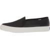 image:imageKeds Womens Double Decker Canvas Houndstooth Slip On Sneakers Shoes Casual  BlackBlack Emboss Leather