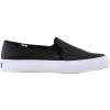 image:imageKeds Womens Double Decker Canvas Houndstooth Slip On Sneakers Shoes Casual  BlackBlack Leather