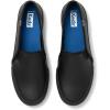 image:imageKeds Womens Double Decker Canvas Houndstooth Slip On Sneakers Shoes Casual  BlackBlackBlack Leather