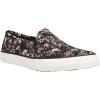image:imageKeds Womens Double Decker Canvas Houndstooth Slip On Sneakers Shoes Casual  BlackBlackMulti Floral Canvas