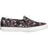 image:imageKeds Womens Double Decker Canvas Houndstooth Slip On Sneakers Shoes Casual  BlackBlackMulti Floral Canvas