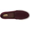 image:imageKeds Womens Double Decker Canvas Houndstooth Slip On Sneakers Shoes Casual  BlackFig Suede