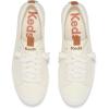 image:imageKeds Womens Kickback CanvasWhiteCognac Heavy Twill