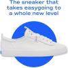 image:imageKeds Womens Kickback CanvasWhiteCognac Heavy Twill