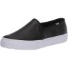 image:imageKeds Womens Double Decker Canvas Houndstooth Slip On Sneakers Shoes Casual  BlackBlack Leather