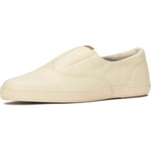 image:imageKeds Womens Champion Round Toe Slip On Fashion SneakerParchment Leather