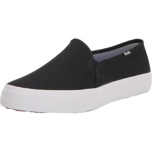 image:imageKeds Womens Double Decker Canvas Houndstooth Slip On Sneakers Shoes Casual  BlackBlack Canvas