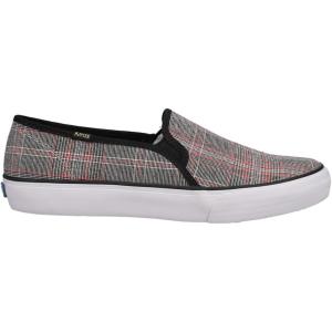 image:imageKeds Womens Double Decker Canvas Houndstooth Slip On Sneakers Shoes Casual  BlackBlack Multi