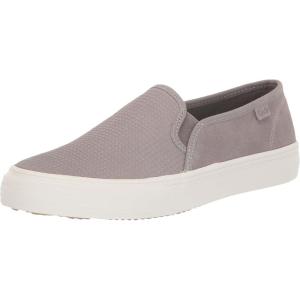 image:imageKeds Womens Double Decker Canvas Houndstooth Slip On Sneakers Shoes Casual  BlackGrey Houndstooth Suede