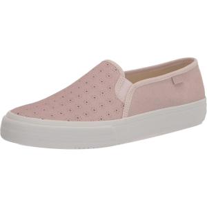 image:imageKeds Womens Double Decker Canvas Houndstooth Slip On Sneakers Shoes Casual  BlackLight Pink Suede