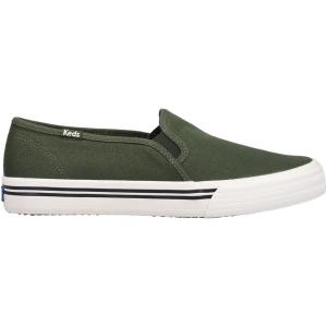 image:imageKeds Womens Double Decker Canvas Houndstooth Slip On Sneakers Shoes Casual  BlackOlive Canvas