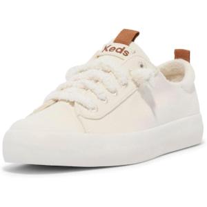 image:imageKeds Womens Kickback CanvasWhiteCognac Heavy Twill
