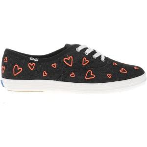 image:imageWomens Keds Champion Originals LeatherBlackRed Heart Denim