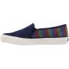 image:imageKeds Womens Double Decker Canvas Houndstooth Slip On Sneakers Shoes Casual  BlackNavy Multi