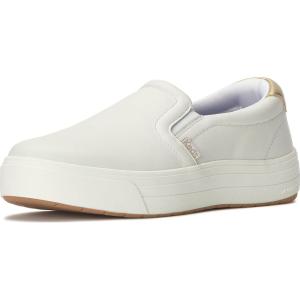 image:imageKeds Womens Park Slip onSnow WhiteChampagne Leather