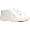 image:imageKeds Womens Pursuit Lace Up SneakerSnow WhiteDenim Leather