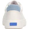 image:imageKeds Womens Pursuit Lace Up SneakerSnow WhiteDenim Leather