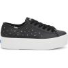 image:imageKeds Womens Triple Up Lace Up SneakerBlack Light Up Leather