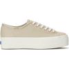 image:imageKeds Womens Triple Up Lace Up SneakerOatmeal Leather