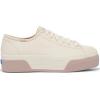 image:imageKeds Womens Triple Up Lace Up SneakerOff WhiteTaupe Bumper Foxing Stripe