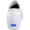 image:imageKeds Womens Triple Up Lace Up SneakerWhiteGold Piping