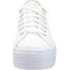 image:imageKeds Womens Triple Up Lace Up SneakerWhiteGold Piping