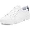 White/Blue Leather