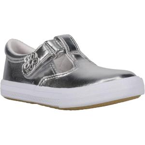 image:imageKeds Girls Daphne LeatherSilver Metallict