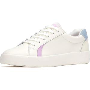 image:imageKeds Womens Pursuit Lace Up SneakerSnow WhiteDenim Leather
