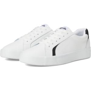 image:imageKeds Womens Pursuit Lace Up SneakerWhiteBlack Leather