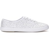 image:imageKeds Womens Champion Seasonal LaceUp Fashion SneakerWhite Glitter Textile