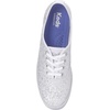 image:imageKeds Womens Champion Seasonal LaceUp Fashion SneakerWhite Glitter Textile