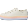 image:imageKeds Womens Triple Up Lace Up SneakerWhiteMulti Stripe Foxing
