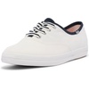 White/Navy Varsity Canvas