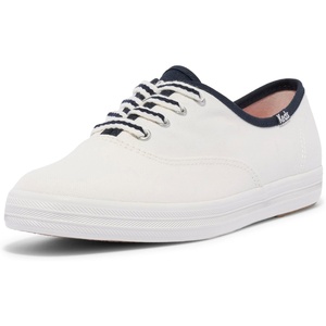 image:imageKeds Womens Champion Seasonal LaceUp Fashion SneakerWhiteNavy Varsity Canvas
