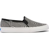 image:imageKeds Womens Double Decker Canvas Slip On Sneakers Shoes Casual  BlackBlackWhite Houndstooth Canvas