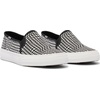 image:imageKeds Womens Double Decker Canvas Slip On Sneakers Shoes Casual  BlackBlackWhite Houndstooth Canvas