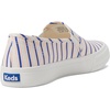 image:imageKeds Womens Double Decker Canvas Slip On Sneakers Shoes Casual  BlackWhiteBlue Stripe Canvas