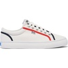 image:imageKeds Womens Jump Kick Lace Up SneakersWhiteRed Canvas