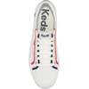 image:imageKeds Womens Jump Kick Lace Up SneakersWhiteRed Canvas