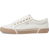 image:imageKeds Womens Jump Kick Lace Up SneakersWhiteTaupe Bumper Foxing