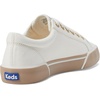 image:imageKeds Womens Jump Kick Lace Up SneakersWhiteTaupe Bumper Foxing